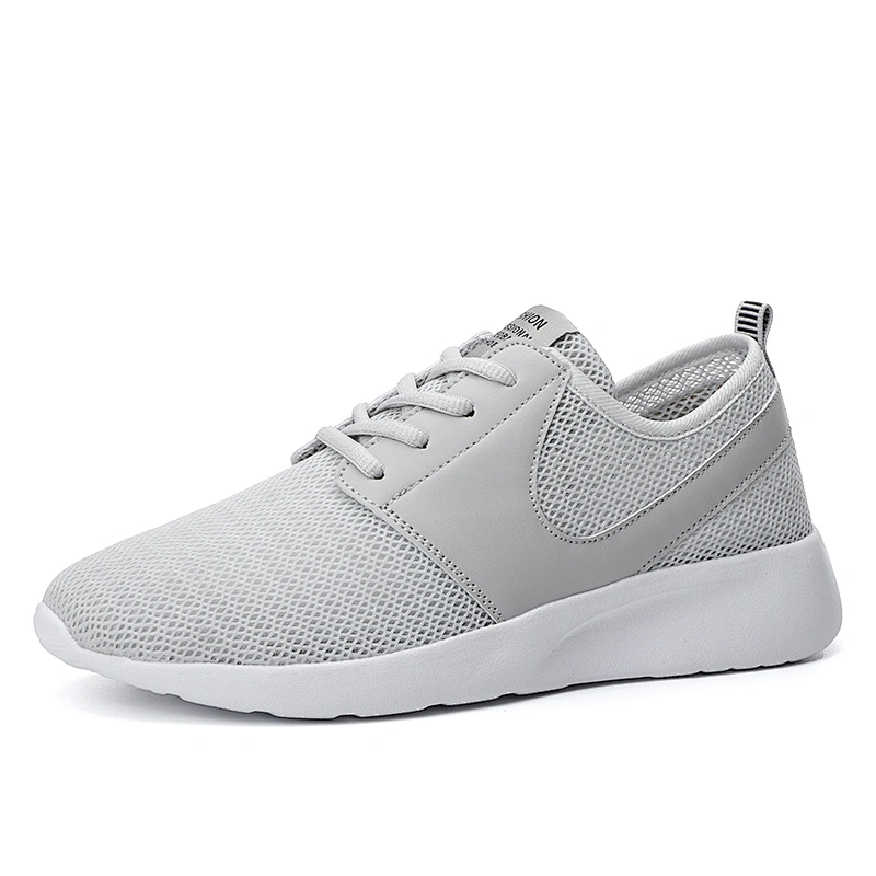 Hot sale fashion men mesh athletic casual sport shoes