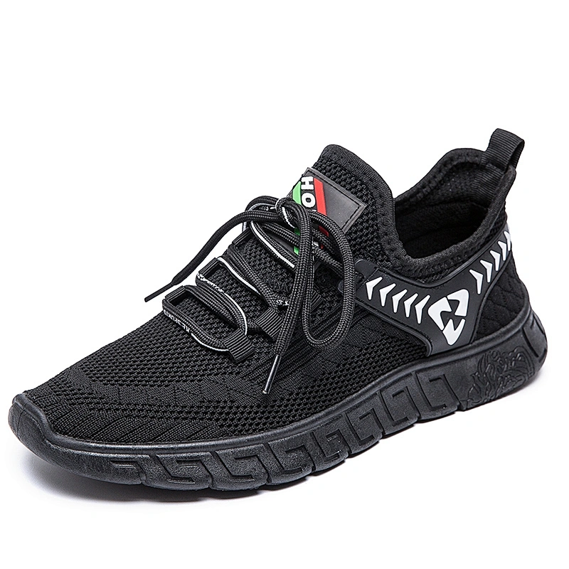 New Style Fashion Fly knit Sports Breathable Casual Running Shoes for Men
