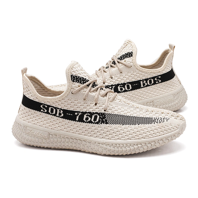 High Quality Outdoor Men Fly knit Sport Running Casual Shoes