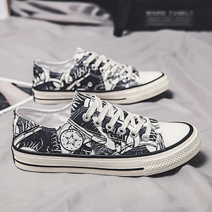 Classic Fashion Style Men Outdoor Casual Canvas Board Shoes