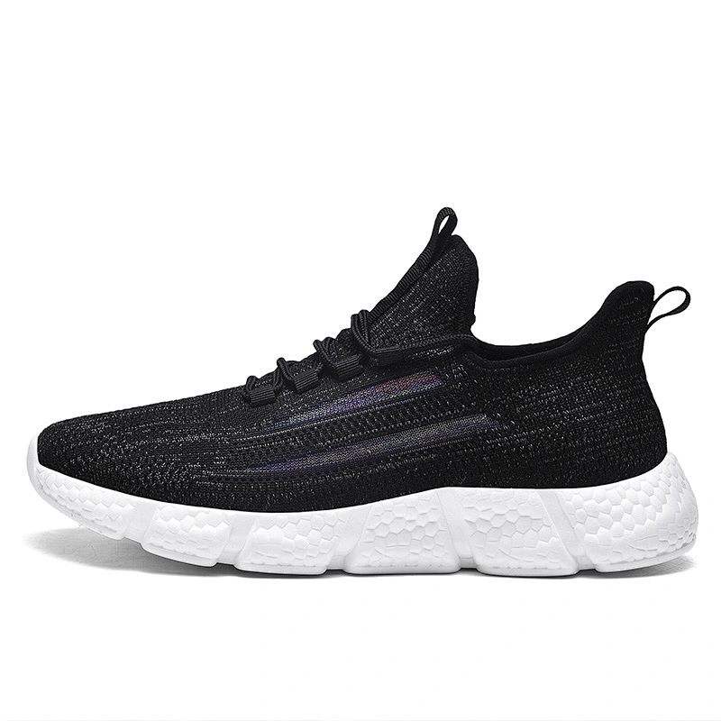 Hot Sale Fashion Sneaker High Quality Men Fly knit Casual Running Sports Shoes