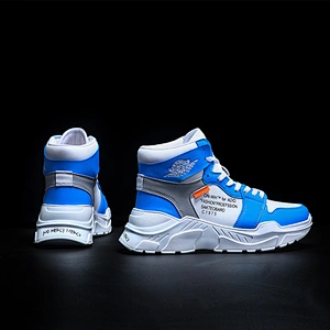 High Quality Fashion Men High-Top Gym Running Sneaker Shoes