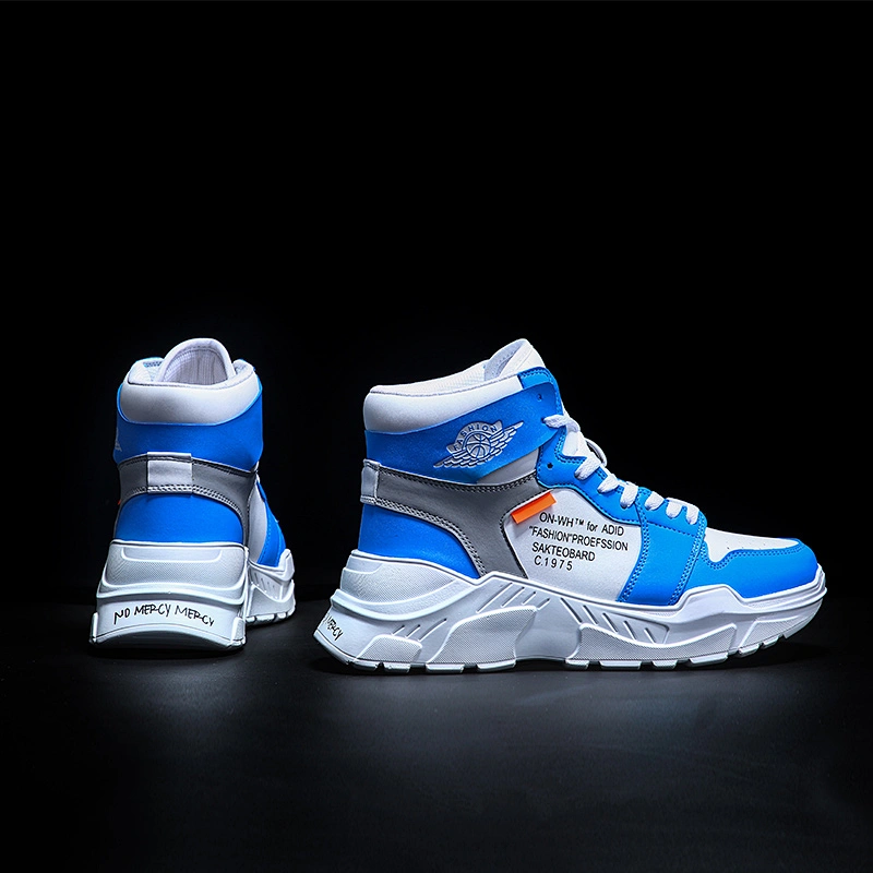 High Quality Fashion Men High-Top Gym Running Sneaker Shoes