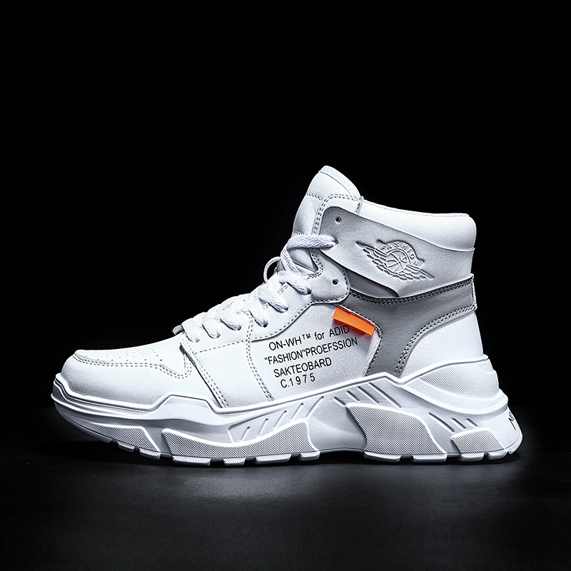 High Quality Fashion Men High-Top Gym Running Sneaker Shoes