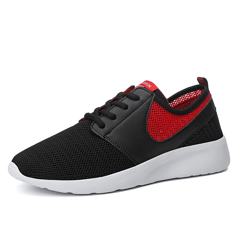 Hot sale fashion men mesh athletic casual sport shoes
