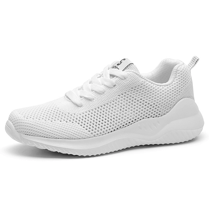 High Quality Outdoor Women Flyknit Sports Running Sneaker Shoes