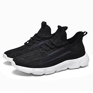 Hot Sale Fashion Sneaker High Quality Men Fly knit Casual Running Sports Shoes