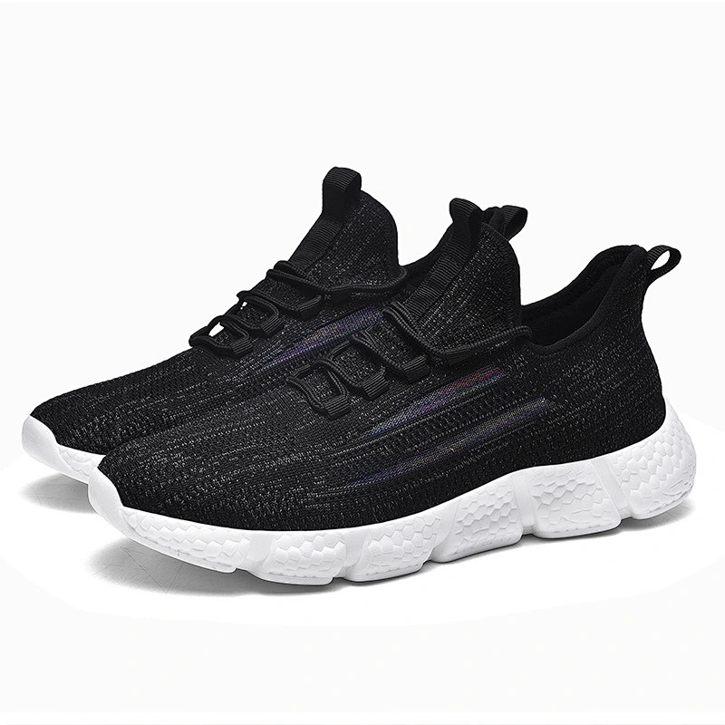 Hot Sale Fashion Sneaker High Quality Men Fly knit Casual Running Sports Shoes