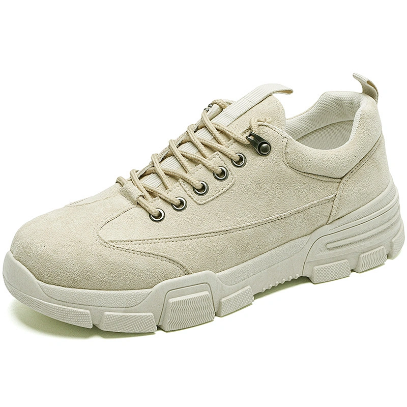 Hot Sale Fashion Men Casual Safety Work Leather Shoes