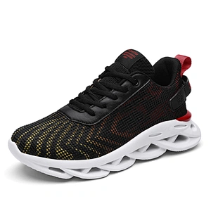 Latest Designed Style Men Sneaker Fly knit Sports Running Shoes Wholesale