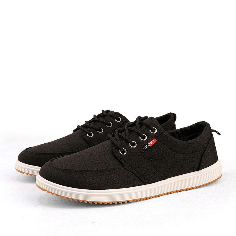 Wholesale Cheap Price Mens Lace up Casual Fashion Canvas Shoes
