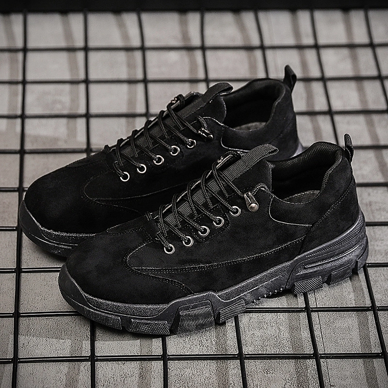 Hot Sale Fashion Men Casual Safety Work Leather Shoes