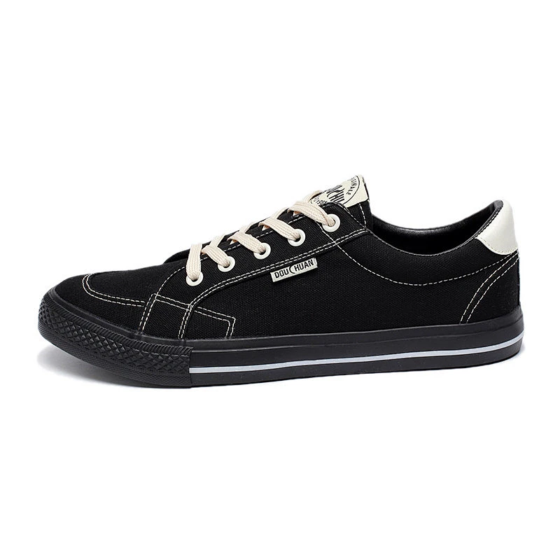 Classic Joker Style Men Vulcanized Casual Canvas Shoes