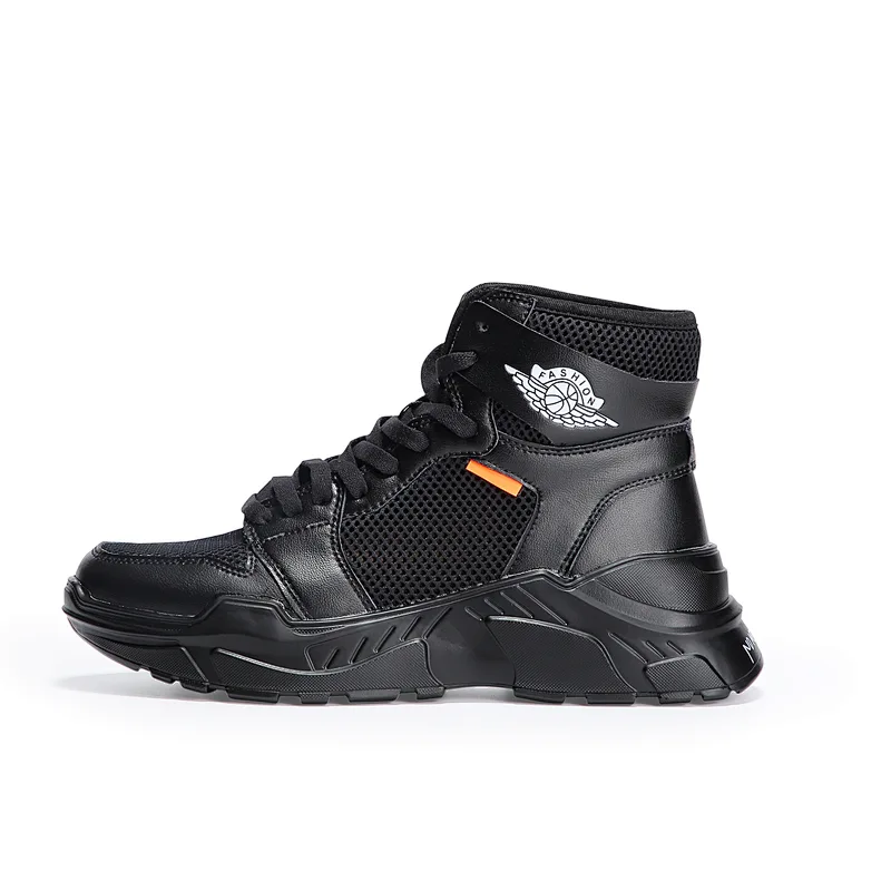 High Quality Fashion Men High-Top Gym Running Sneaker Shoes