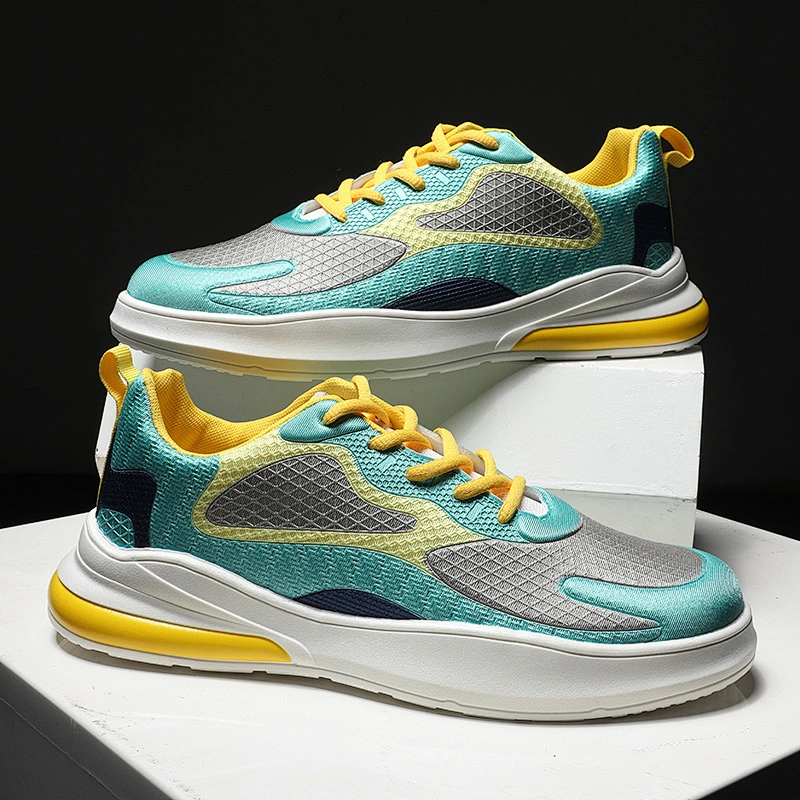 Hot Sale Fashion Sneaker Men Lace up Board Casual slim Sports Shoes