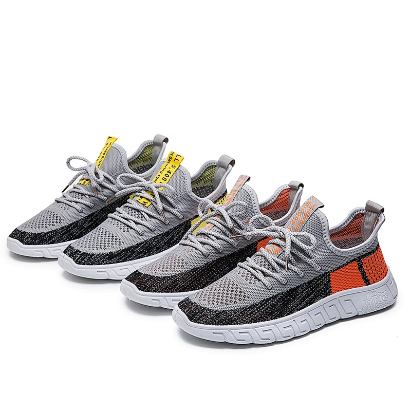 Hot Sales Good Quality Fly knit Sports Running Sneaker Shoes for Men