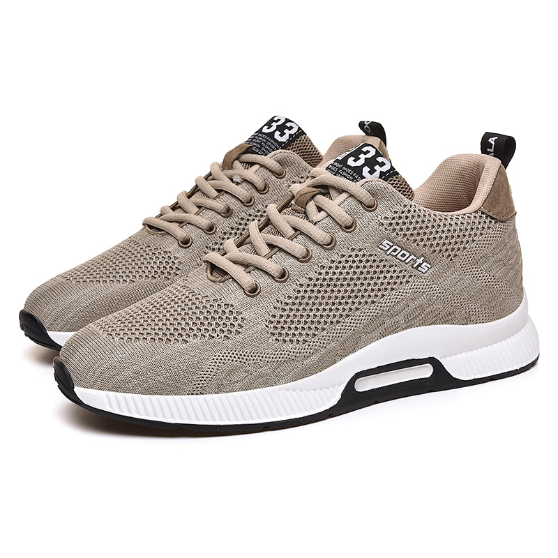 New Style Fly knit Walking Sneaker Shoes Men Fashion Casual Running Sports Shoes