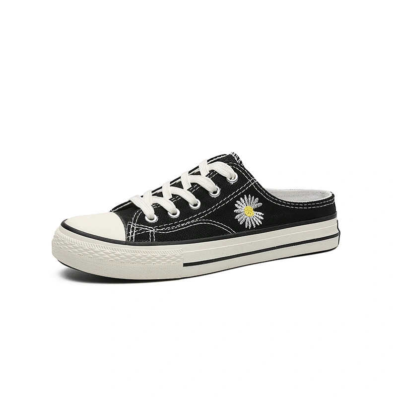 New Fashion Style Unisex Daisy Slippers Casual Vulcanized Canvas Shoes
