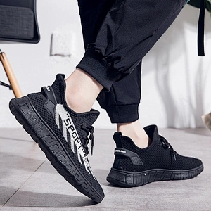 Hot Sale Breathable Sports Men Fly knit Running Sneaker Shoes