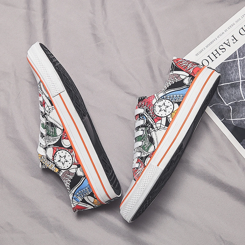 Classic Fashion Style Men Outdoor Casual Canvas Board Shoes