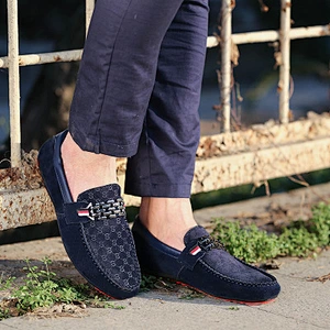 New fashion men casual shoes loafers slip-on leather shoes