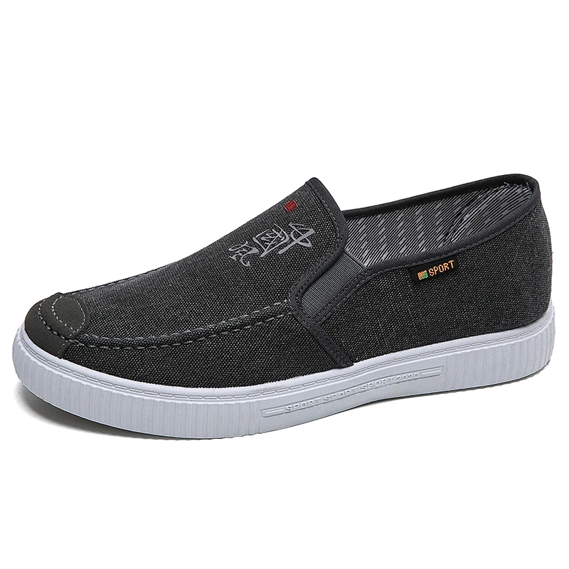 Fashion Style Men Slip on Loafers Canvas Casual Shoes