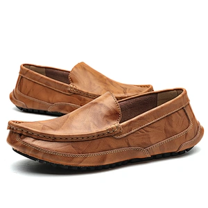 New Style Fashion Men Loafers Leather Shoes Moccasin-Gommino Driving Shoes