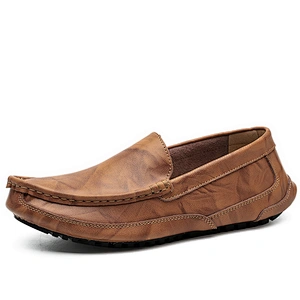 New Style Fashion Men Loafers Leather Shoes Moccasin-Gommino Driving Shoes