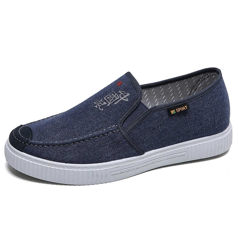 Fashion Style Men Slip on Loafers Canvas Casual Shoes