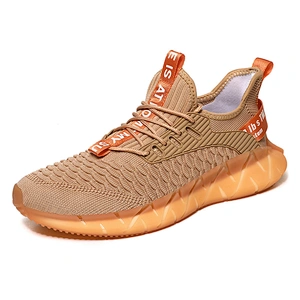 Fashion Comfortable Men Fly knit Casual Sneaker Sports Running Shoes