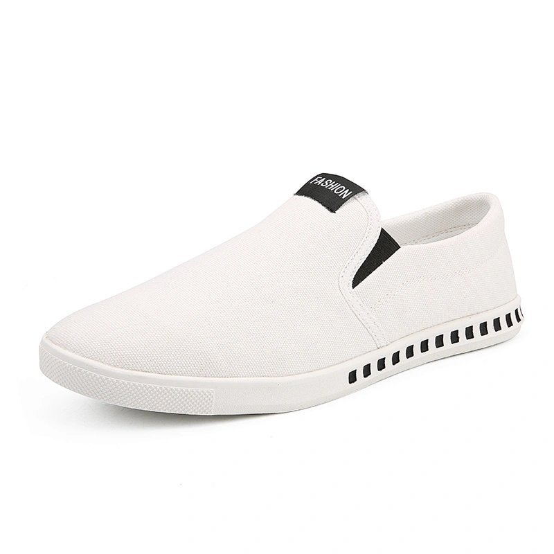 Professional factory supply men's loafer canvas casual shoes