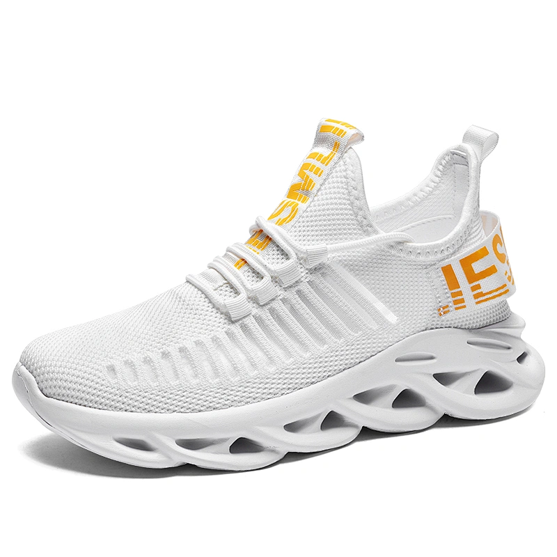 Hot Sale Brand Fly knit Sport Shoes Breathable Casual Running Shoes for Men