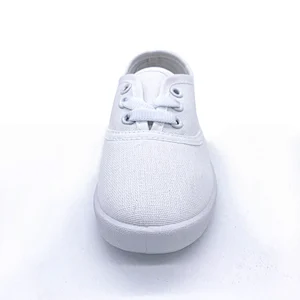 New Classic Style Children Flat Injection Casual students Canvas Shoes with Customized