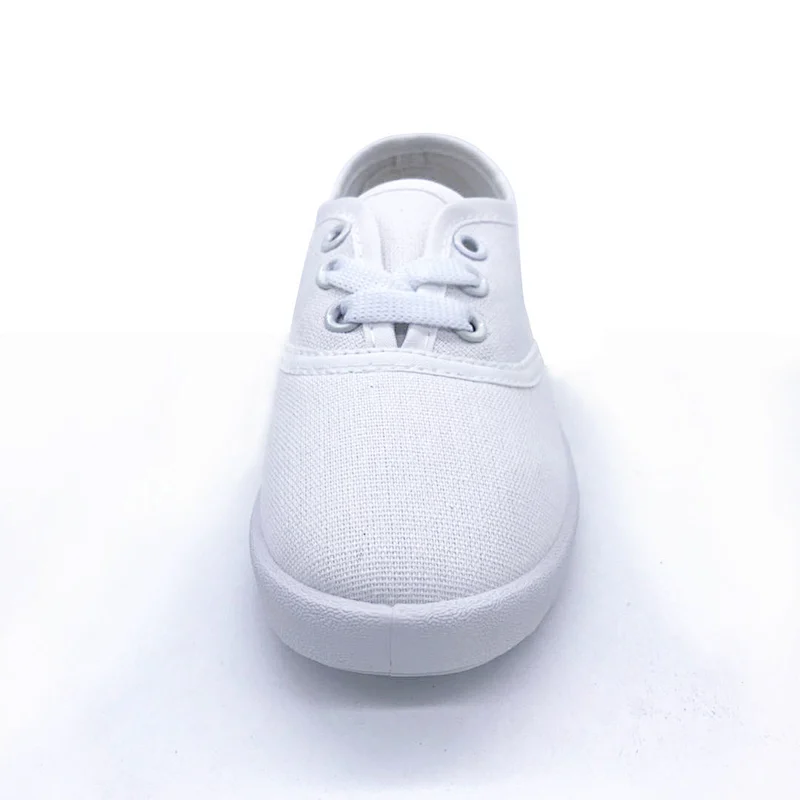 New Classic Style Children Flat Injection Casual students Canvas Shoes with Customized