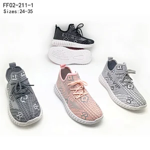Best Selling Fly Knit Athletic Fashion Sport Casual Shoes for Children
