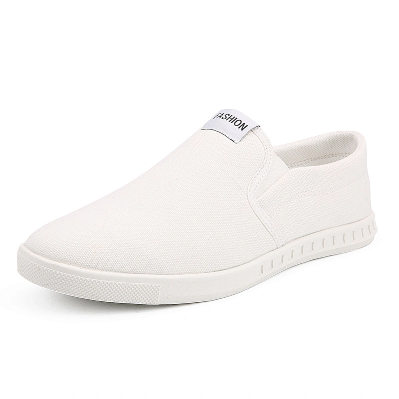 Professional factory supply men's loafer canvas casual shoes