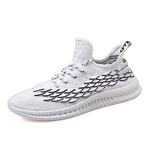 High Quality Men Casual Fashion Sports Shoes Trainer Fly knit Sneaker Shoes