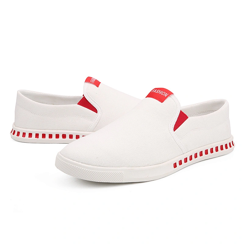 Professional factory supply men's loafer canvas casual shoes