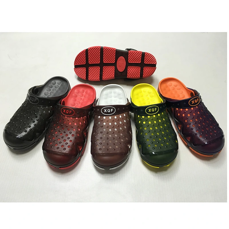Comfortable PVC and EVA Sandal Shoes Garden Shoes Slippers for Men