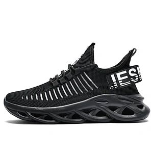 Hot Sale Brand Fly knit Sport Shoes Breathable Casual Running Shoes for Men