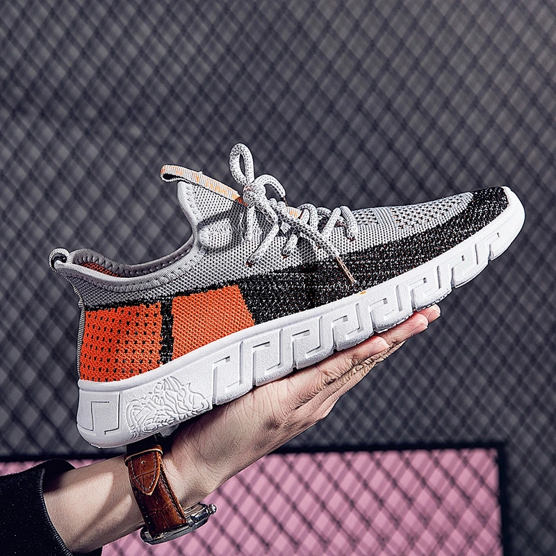 Hot Sales Good Quality Fly knit Sports Running Sneaker Shoes for Men
