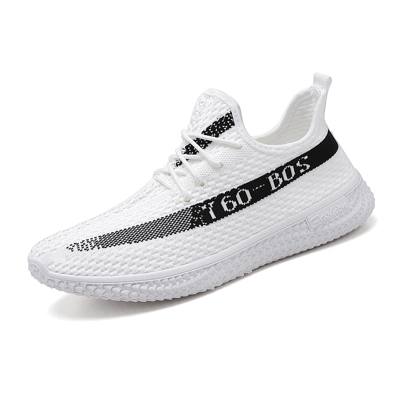High Quality Outdoor Men Fly knit Sport Running Casual Shoes