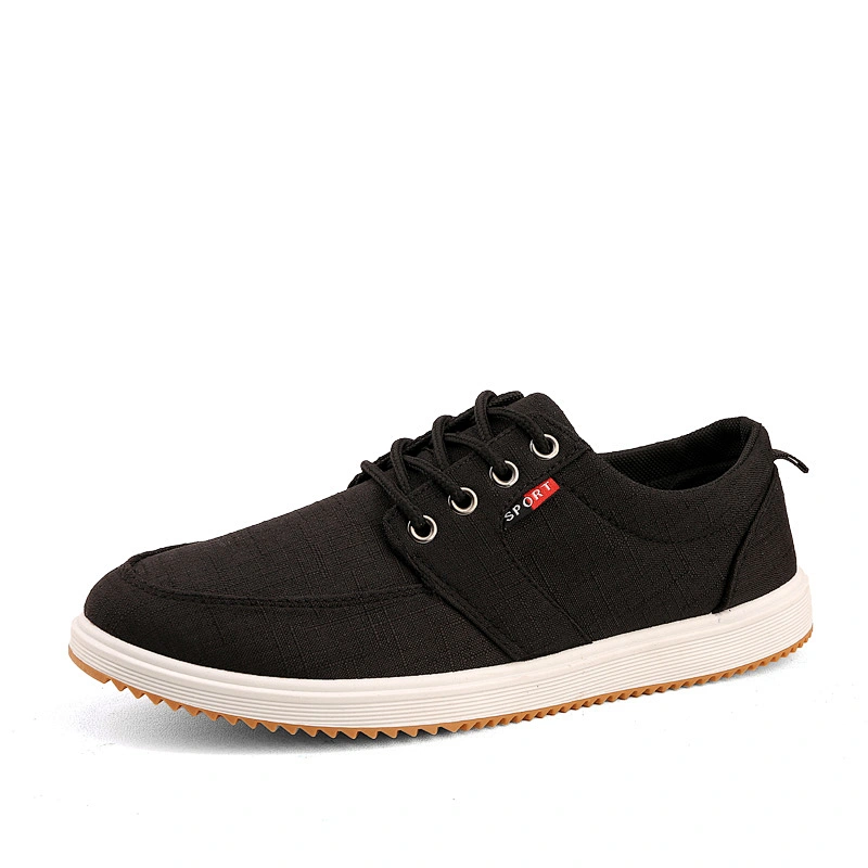 Wholesale Cheap Price Mens Lace up Casual Fashion Canvas Shoes