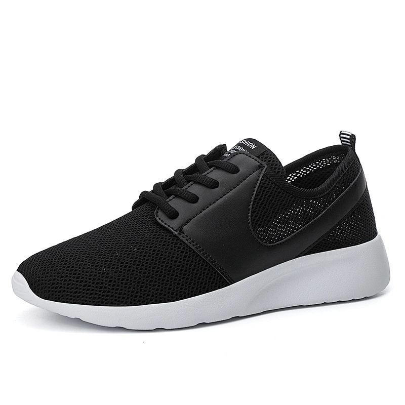 Hot sale fashion men mesh athletic casual sport shoes