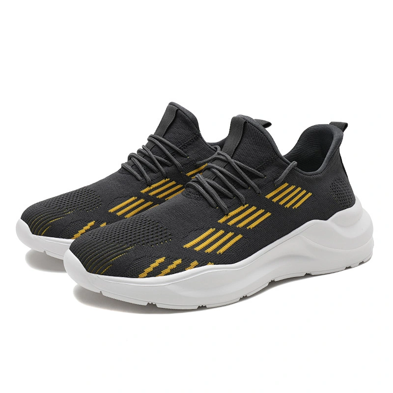 Breathable Sport Casual Shoes Men Fly knit Running Sneaker Shoes