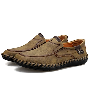 New Design Slip-on Dress Shoes for Men Leather Shoes Business Loafers Shoes