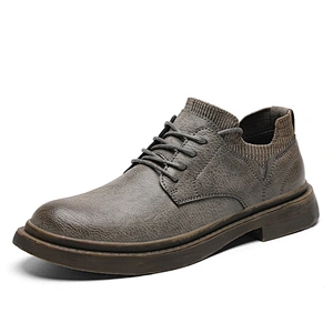 Newest Classic Work Business Men Leather Shoes Lace up Dress Shoes Wholesale