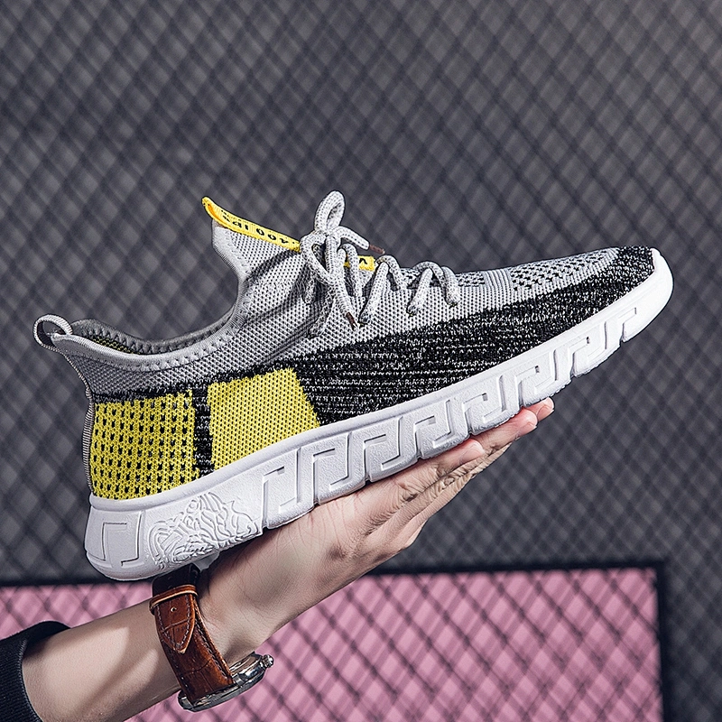 Hot Sales Good Quality Fly knit Sports Running Sneaker Shoes for Men