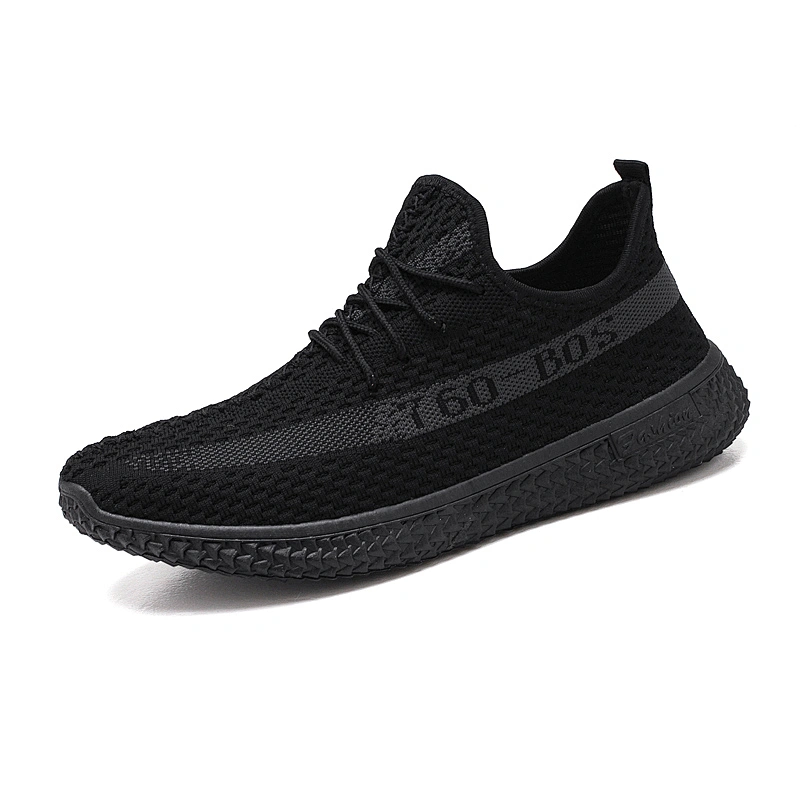 High Quality Outdoor Men Fly knit Sport Running Casual Shoes
