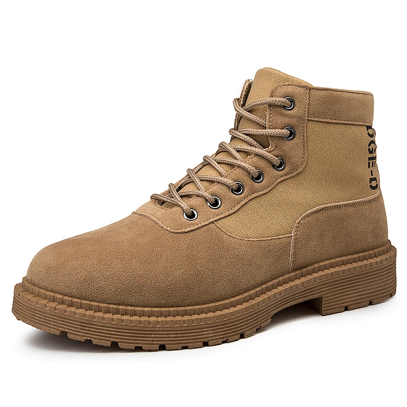 New Style Fashion Men Casual Leather Safety Shoes Martin Boots